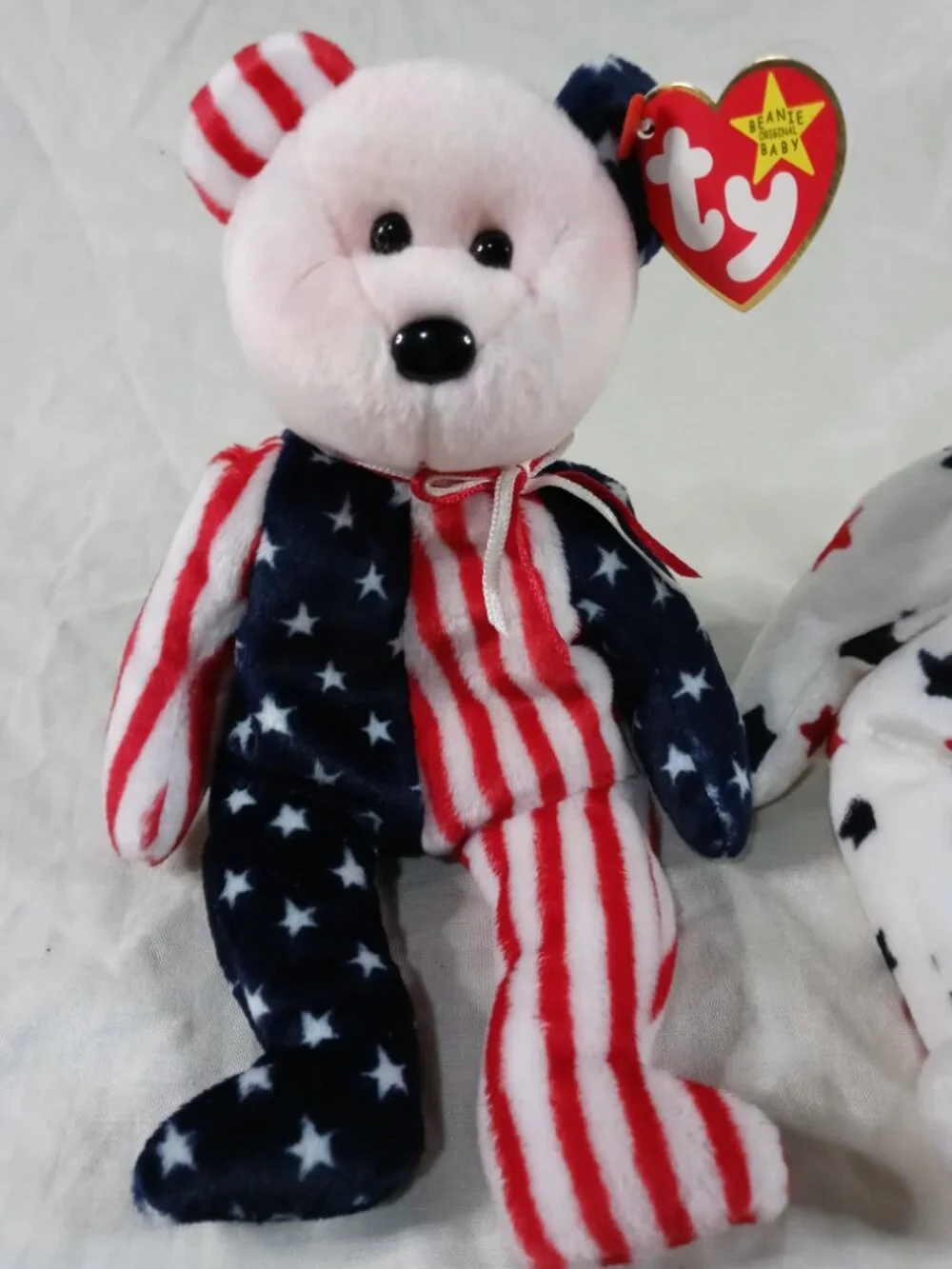 Ty Original Beanie Babies Retried Rare 98' Glory/ 99' Spangle Plush w Tags